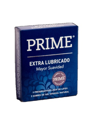 PRESERVATIVO PRIME extra lubricado ( x uni) AZUL